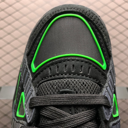 Off-White × Nike Air Rubber Dunk "Black/Green Strike"