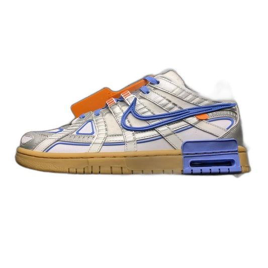 Off-White × Nike Air Rubber Dunk "White/University Blue"