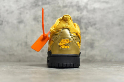 Off-White × Nike Air Rubber Dunk "University Gold"
