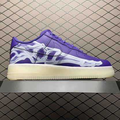 Nike Air Force 1 "Purple Skeleton"