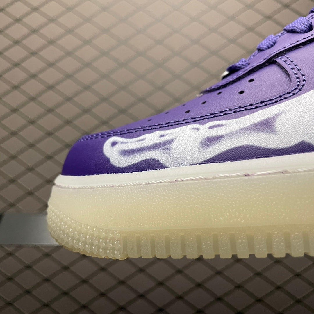 Nike Air Force 1 "Purple Skeleton"