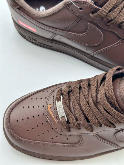 Supreme × Nike Air Force 1 Low "Baroque Brown"
