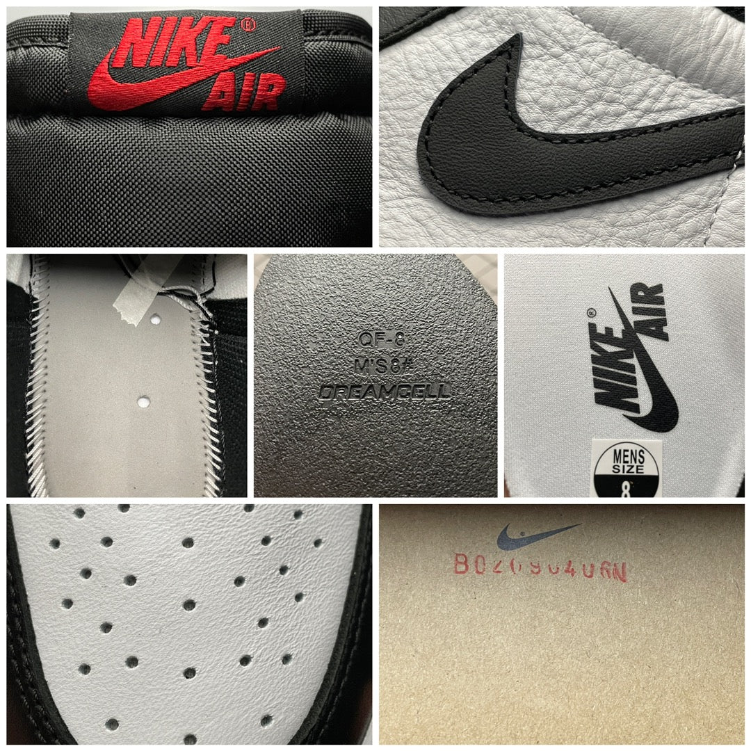 Nike Air Jordan 1 Low "Black Toe"