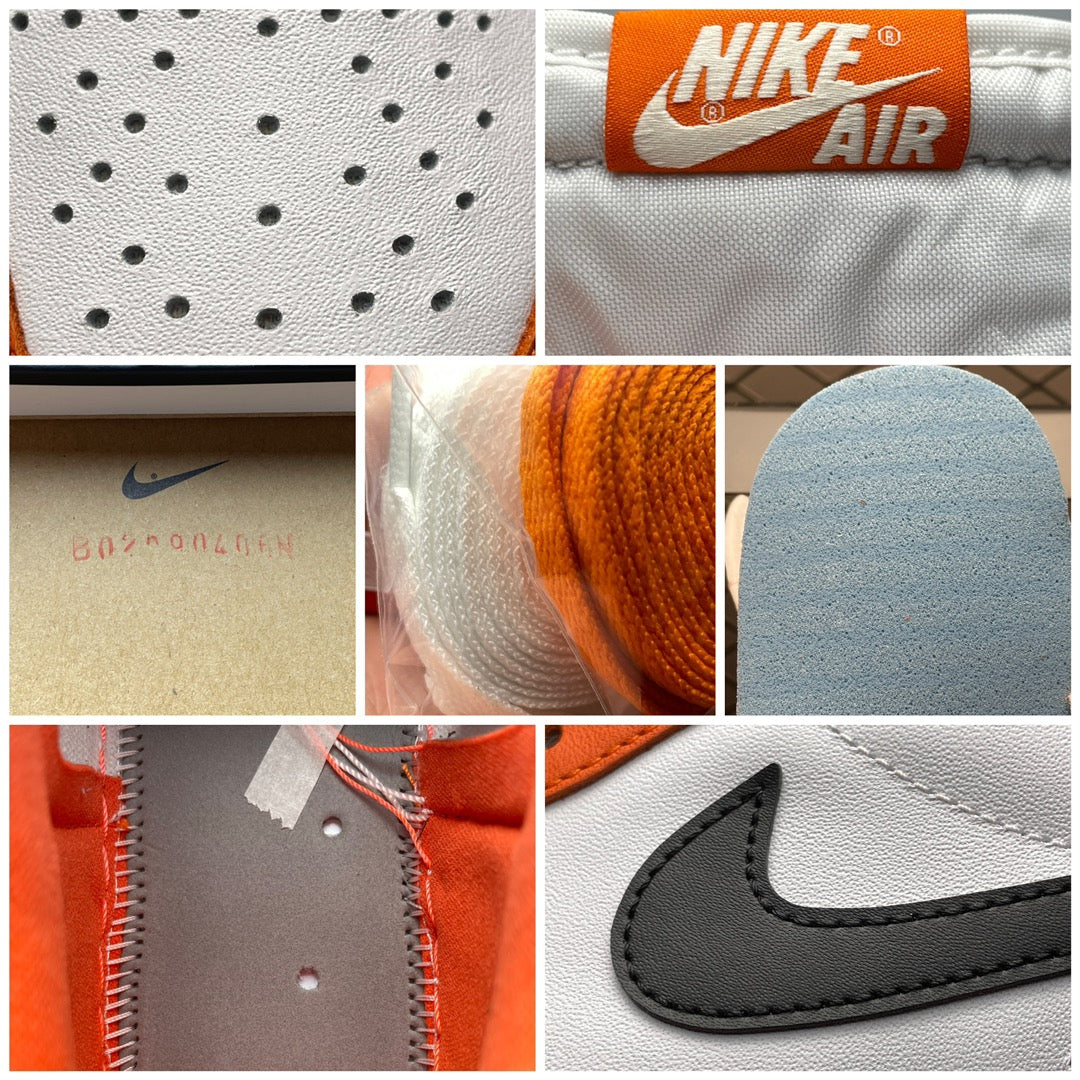 AIR JORDAN 1 LOW OG "STARFISH"ORANGE/BLACK-WHITE