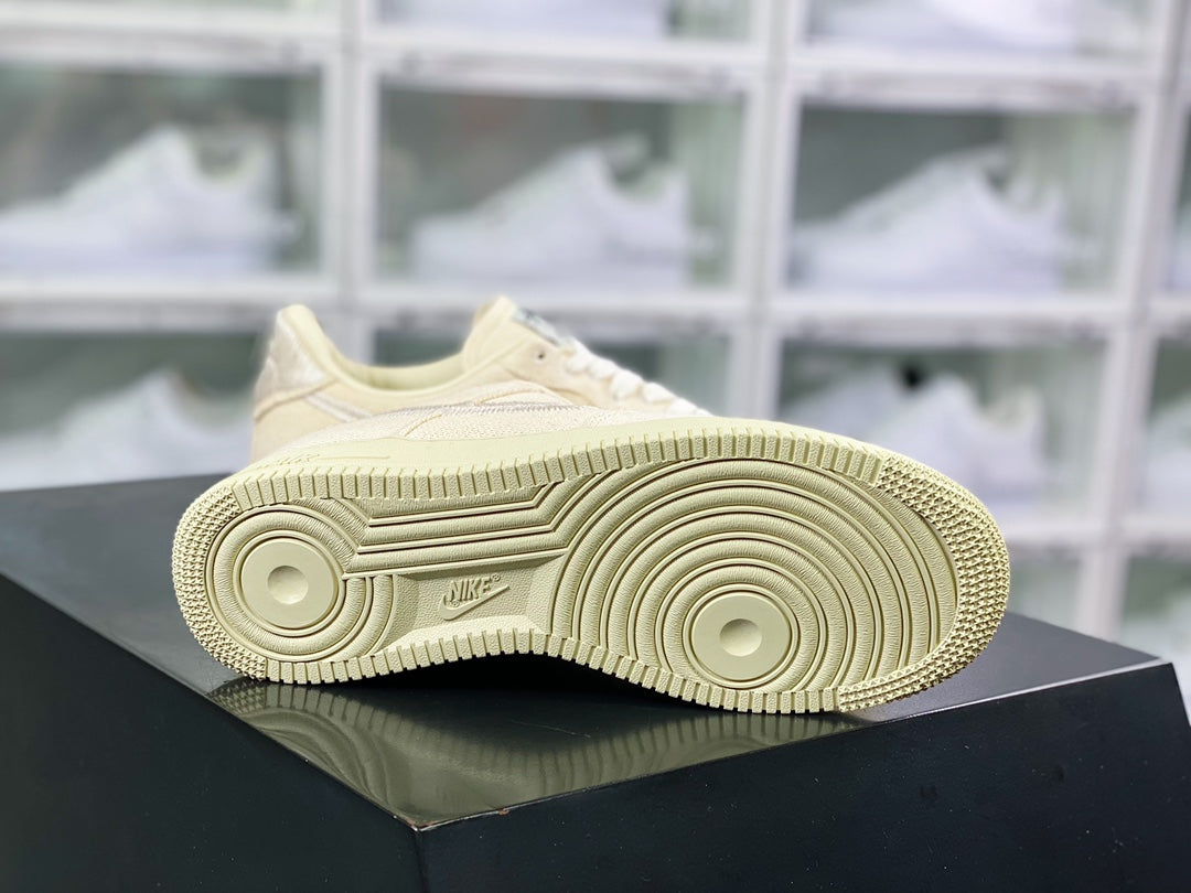 STUSSY × NIKE AIR FORCE 1 LOW "FOSSIL STONE"