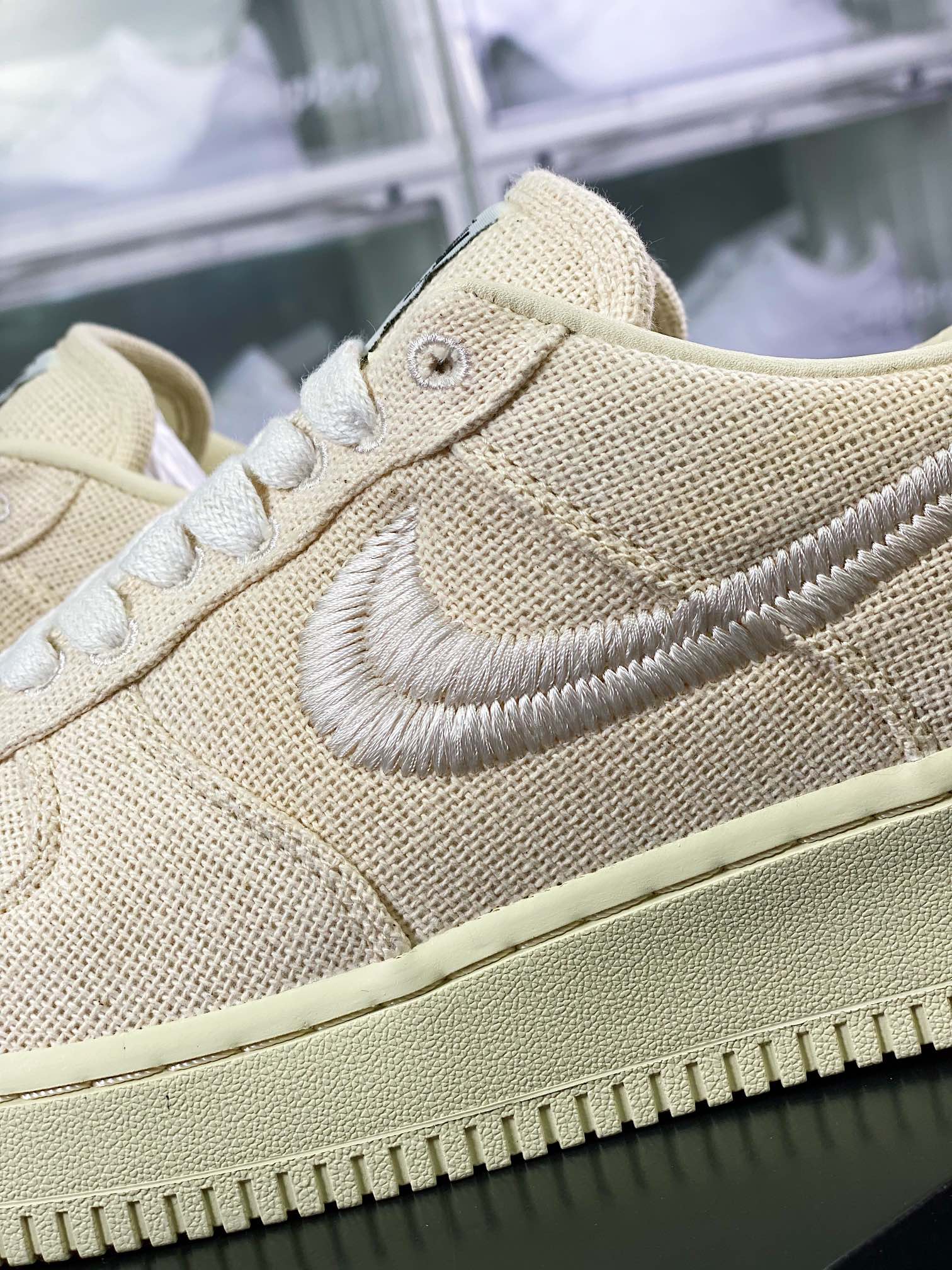 STUSSY × NIKE AIR FORCE 1 LOW "FOSSIL STONE"