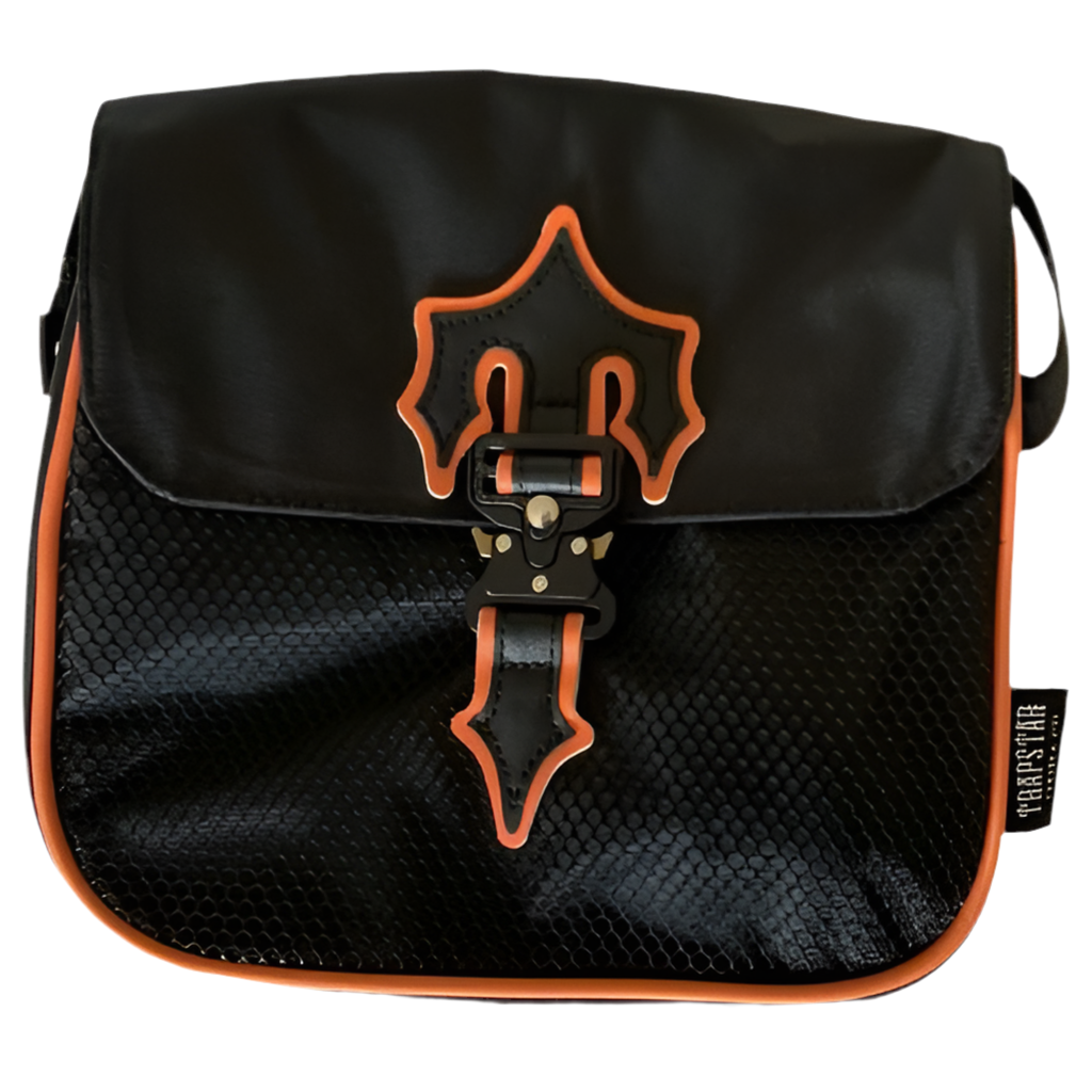 BLACK/ORANGE IRONGATE T CROSS-BODY BAG