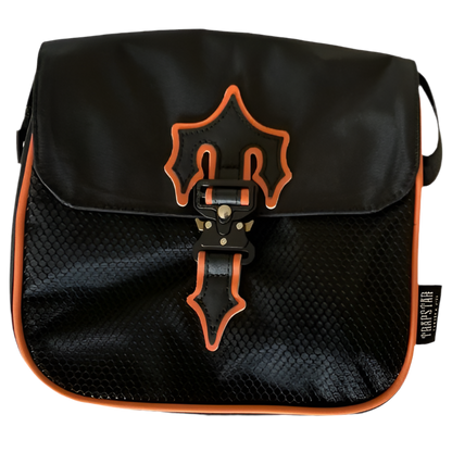 BLACK/ORANGE IRONGATE T CROSS-BODY BAG