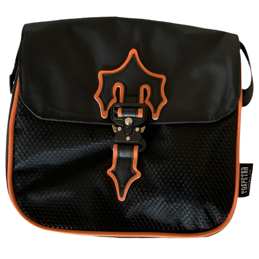 BLACK/ORANGE IRONGATE T CROSS-BODY BAG