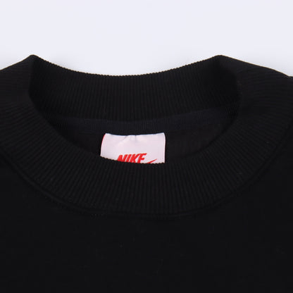 Stussy x Nike Logo Sports Fleece Sweatshirt "Black"