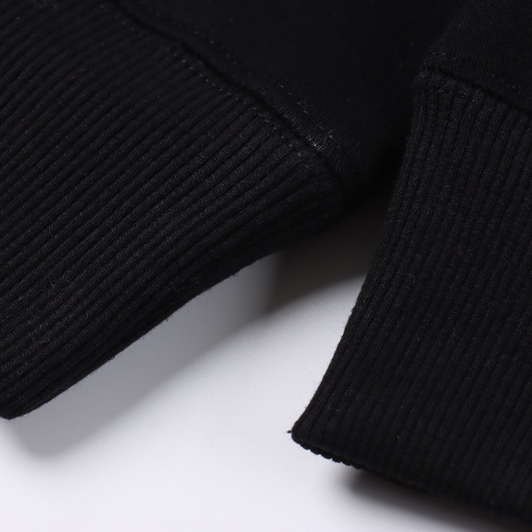 Stussy x Nike Logo Sports Fleece Sweatshirt "Black"