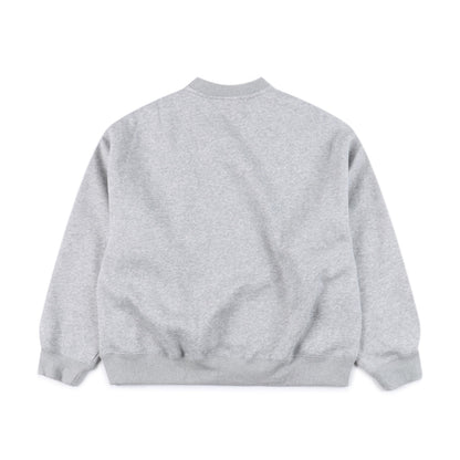 Stussy xNike Logo sports fleece sweatshirt "grey"