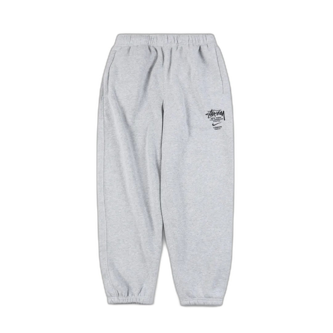 Stussy xNike joint fleece sports pants "grey"