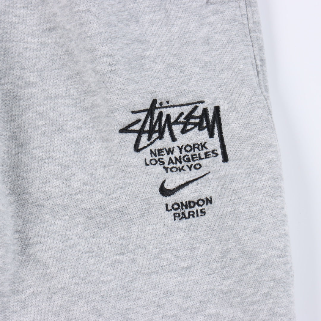 Stussy xNike joint fleece sports pants "grey"