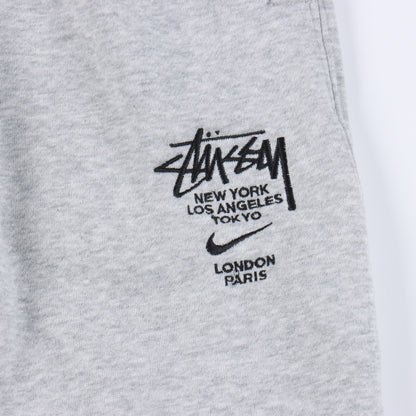 Stussy xNike joint fleece sports pants "grey"