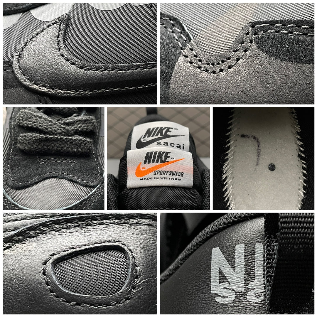 sacai × Nike VaporWaffle "Black Gum"