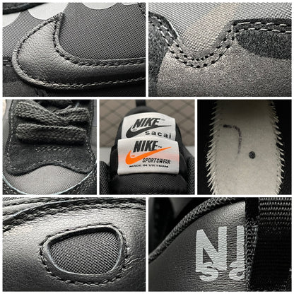 sacai × Nike VaporWaffle "Black Gum"
