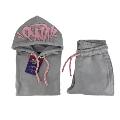 S¥NAWRLD Tracksuit-Grey/Pink