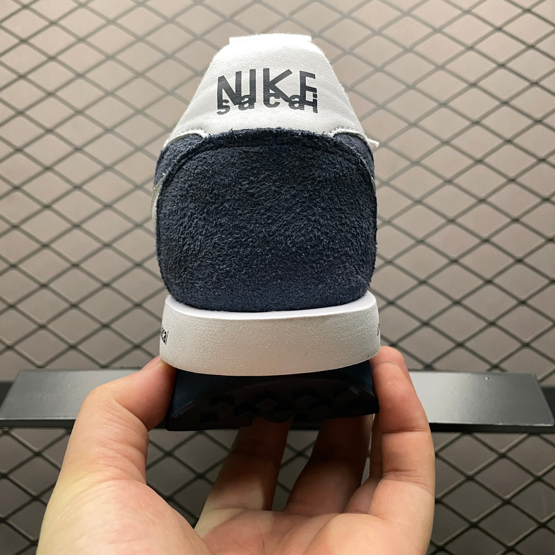 Fragment × sacai × Nike LD Waffle "Blackended Blue"
