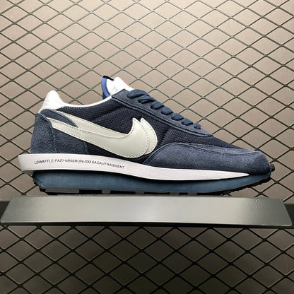 Fragment × sacai × Nike LD Waffle "Blackended Blue"