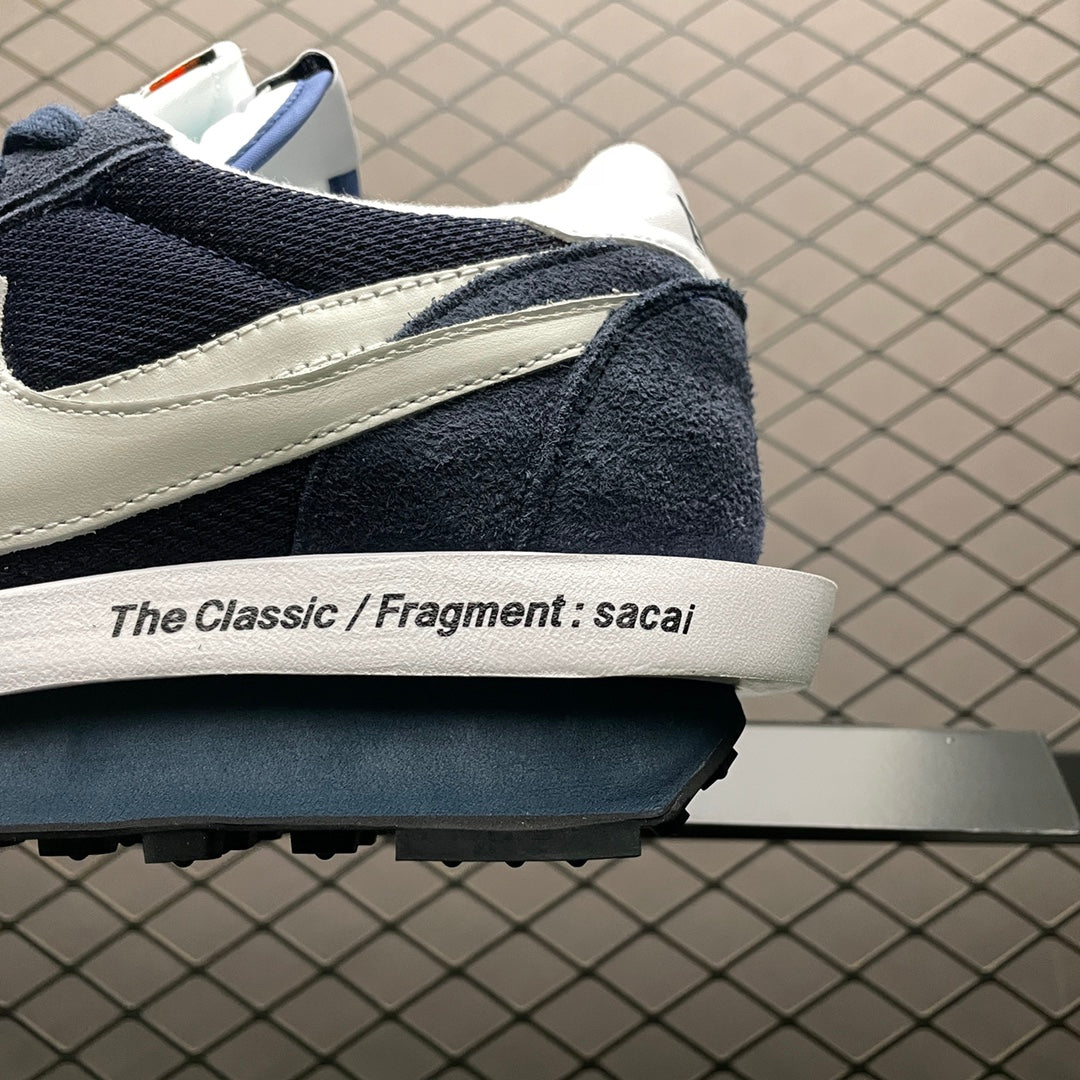 Fragment × sacai × Nike LD Waffle "Blackended Blue"