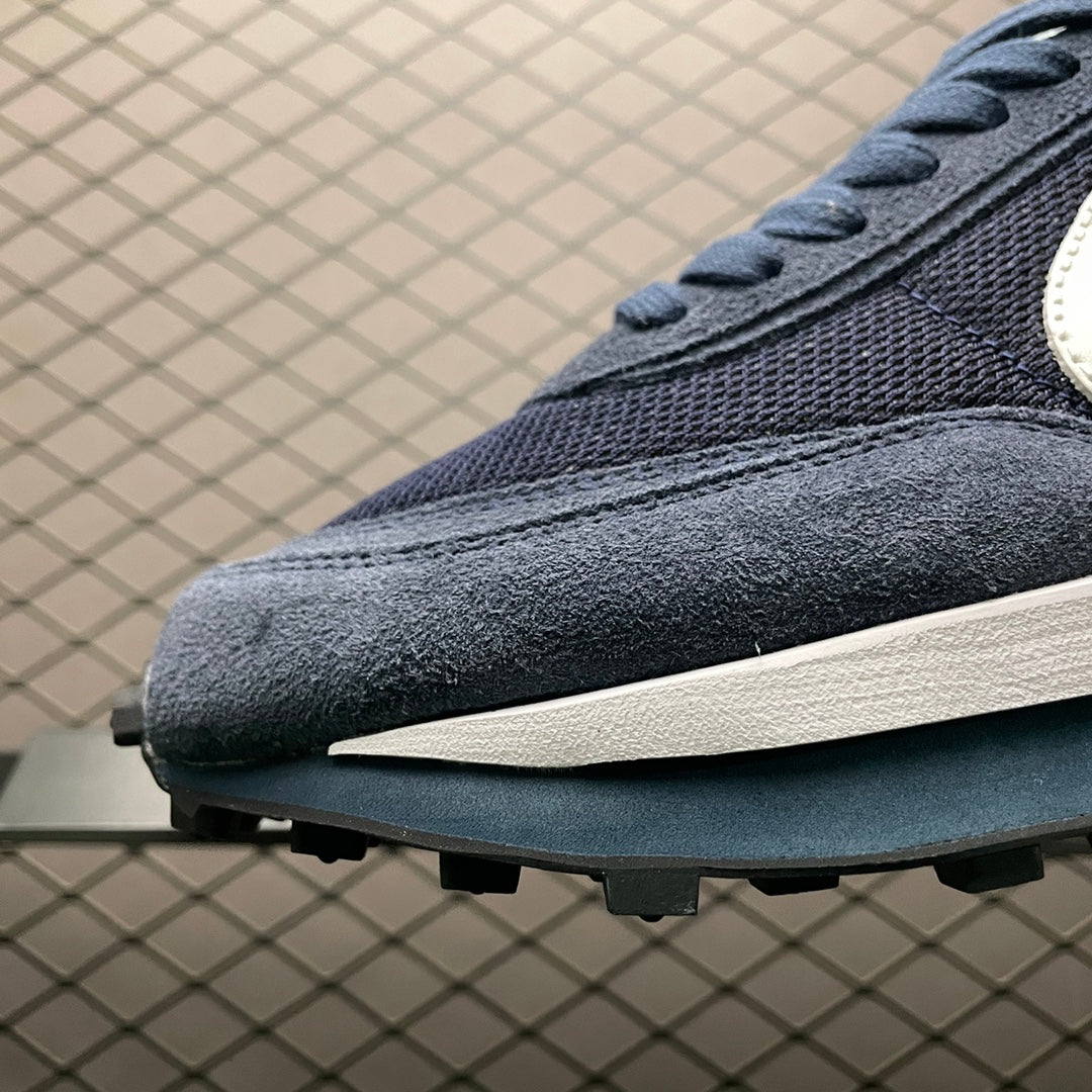 Fragment × sacai × Nike LD Waffle "Blackended Blue"