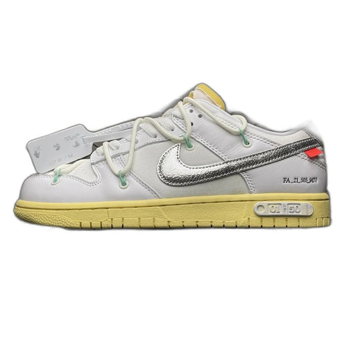 OFF-WHITE × NIKE DUNK LOW 1 OF 50 "WHITE 1"