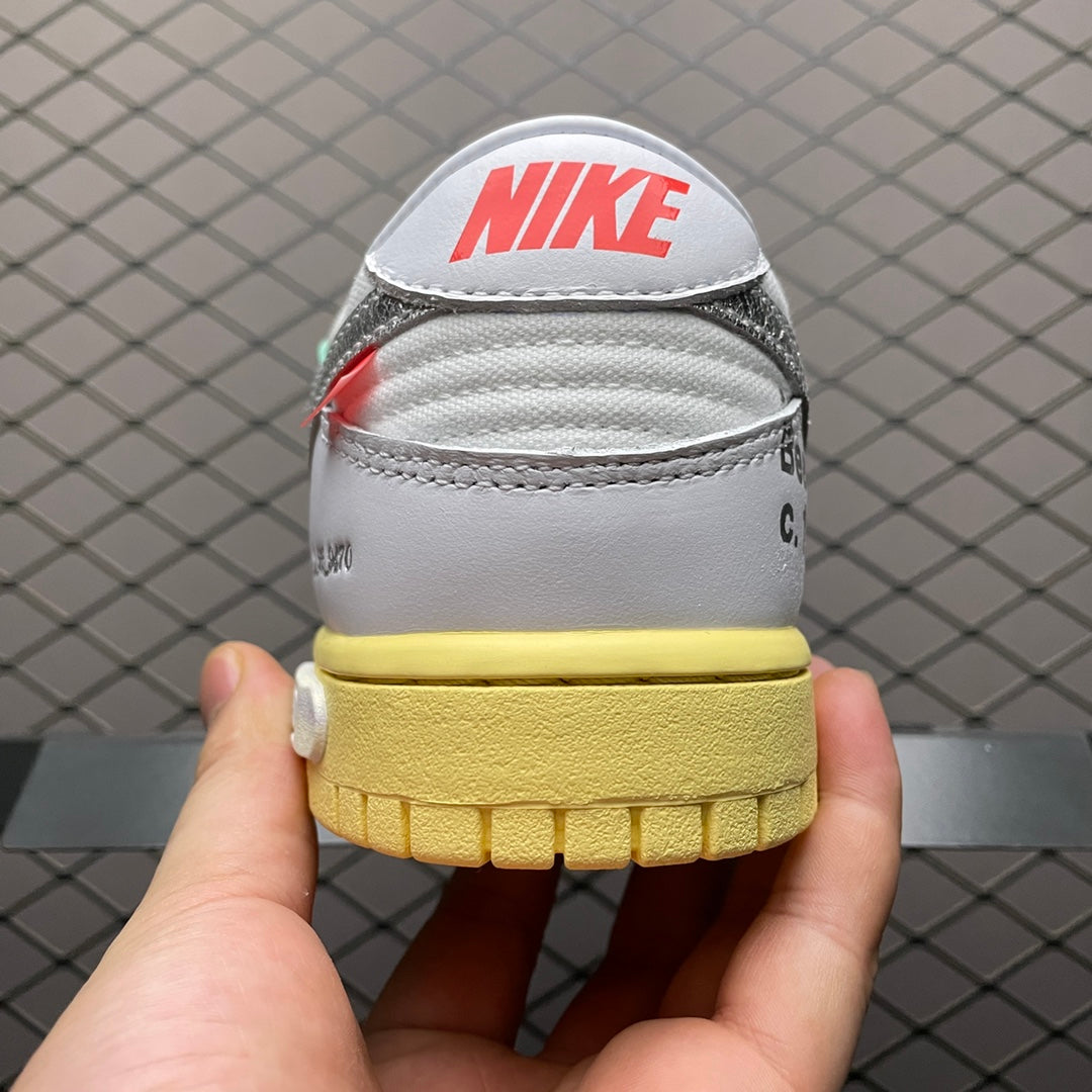 OFF-WHITE × NIKE DUNK LOW 1 OF 50 "WHITE 1"