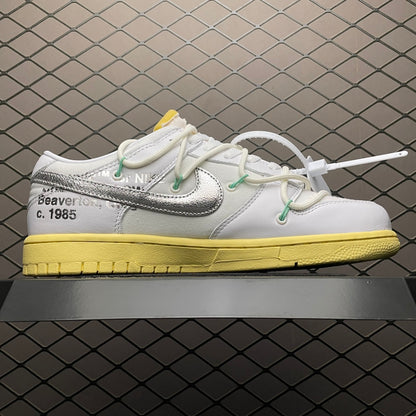 OFF-WHITE × NIKE DUNK LOW 1 OF 50 "WHITE 1"