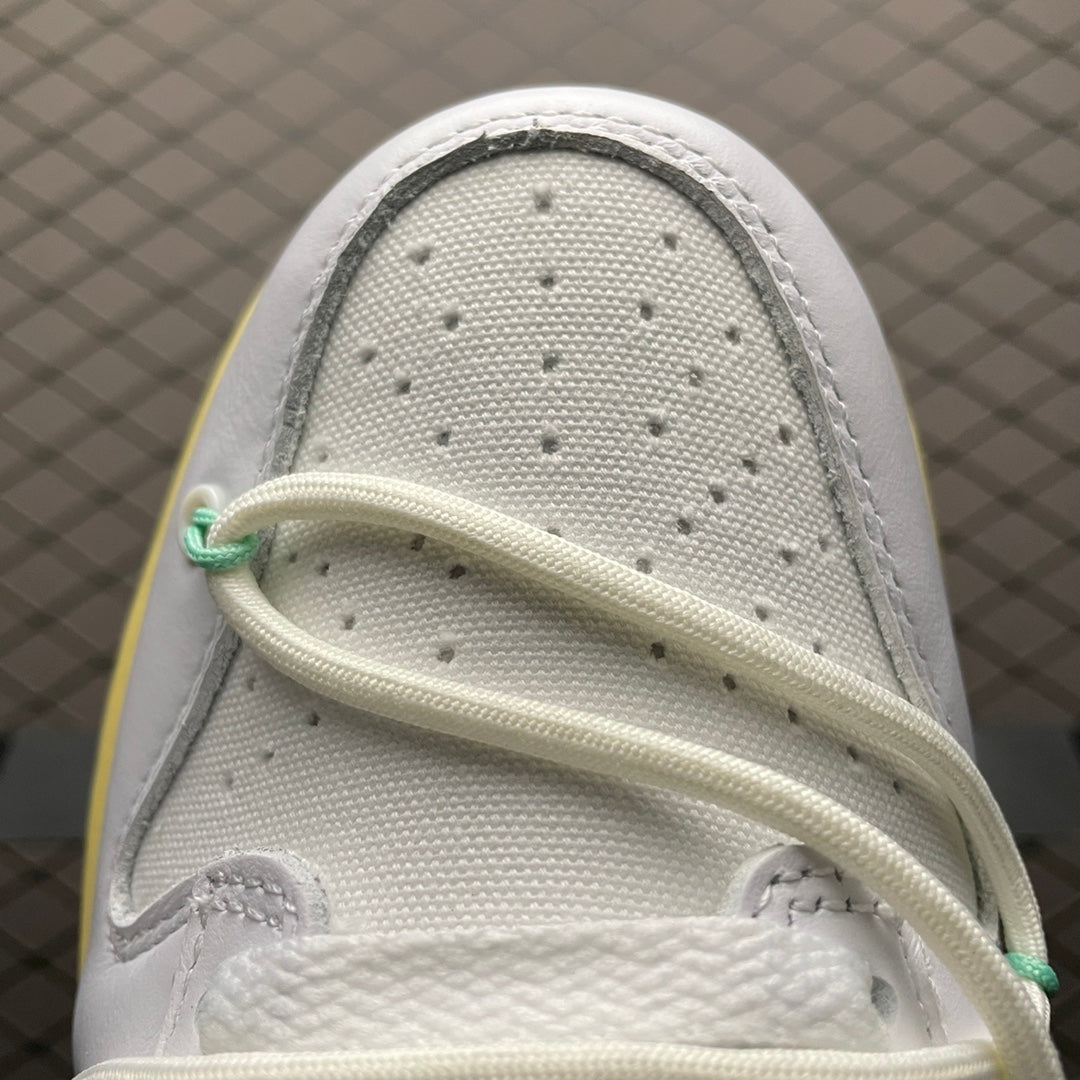 OFF-WHITE × NIKE DUNK LOW 1 OF 50 "WHITE 1"