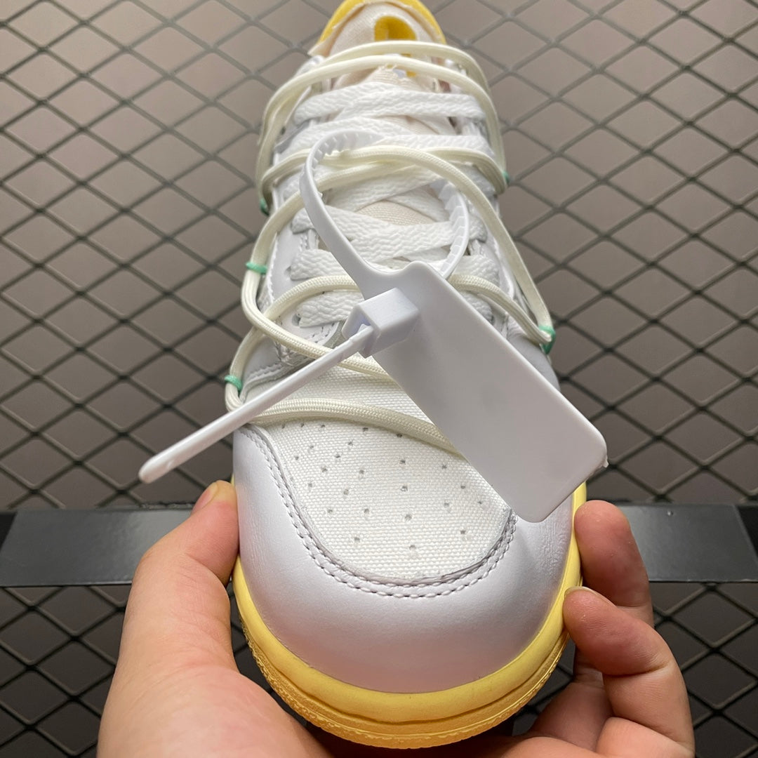 OFF-WHITE × NIKE DUNK LOW 1 OF 50 "WHITE 1"