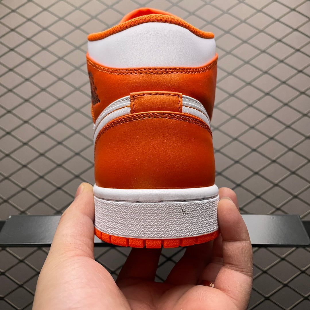 NIKE AIR JORDAN MID "ORANGE/WHITE"