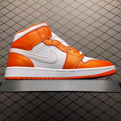 NIKE AIR JORDAN MID "ORANGE/WHITE"