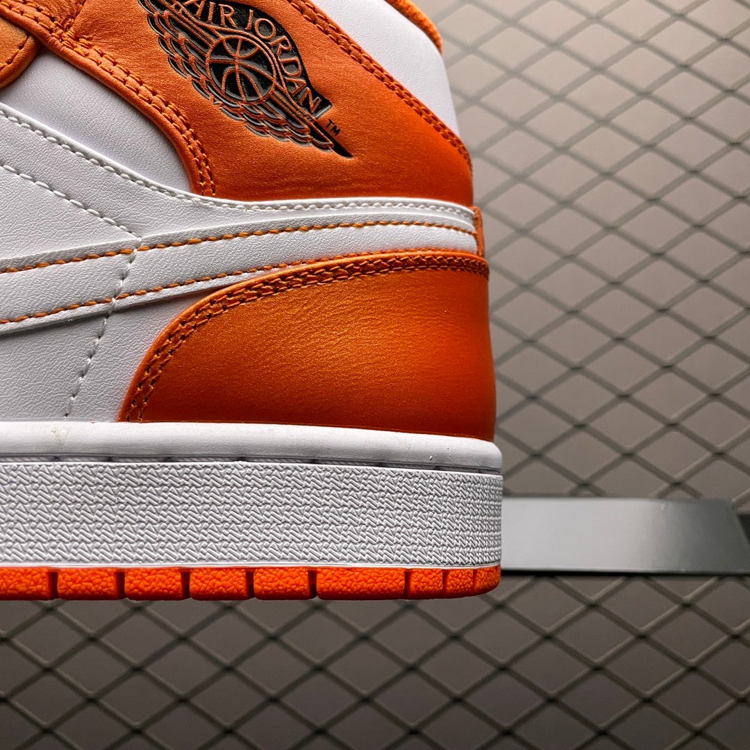 NIKE AIR JORDAN MID "ORANGE/WHITE"