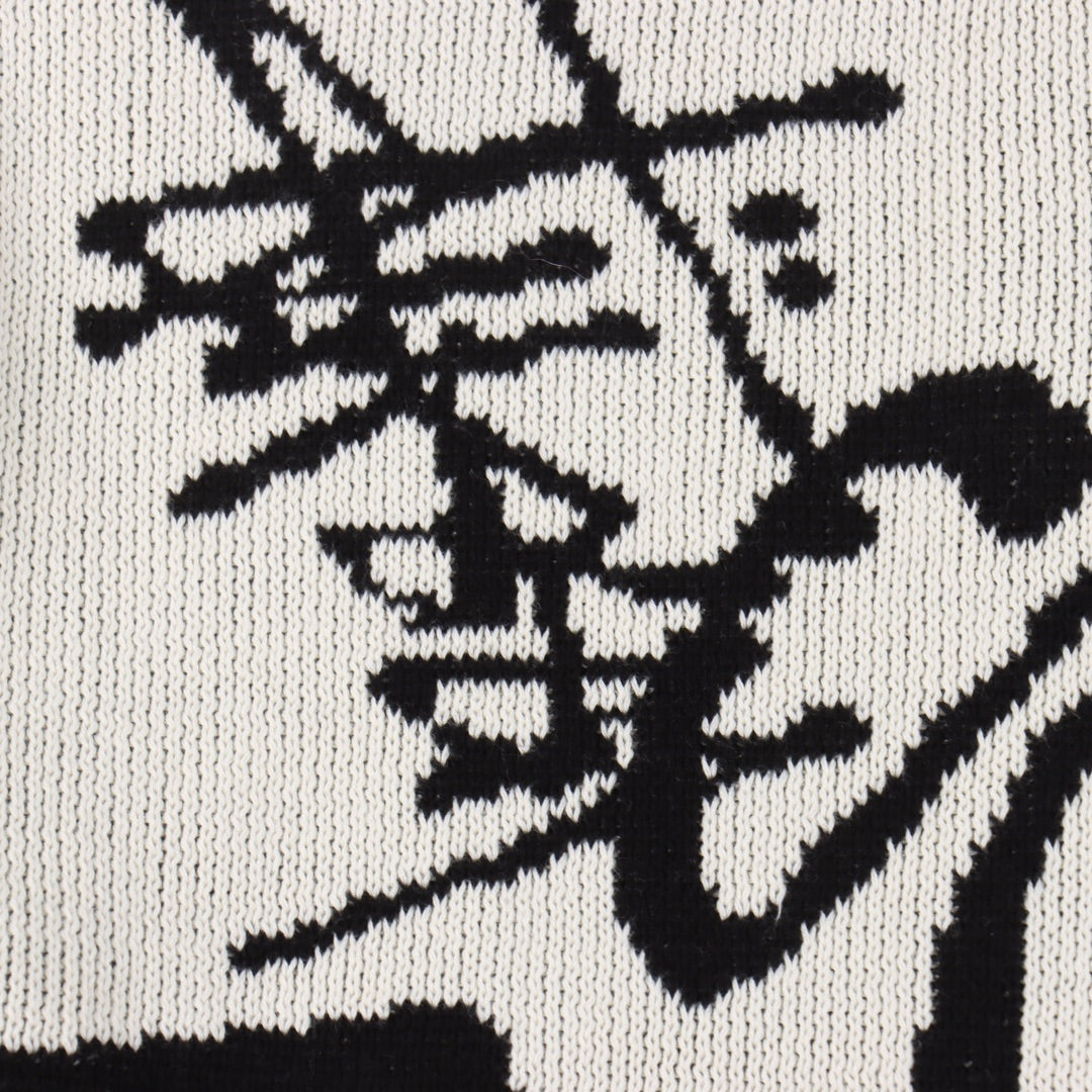 Stussy x Nike  SS23 Logo graphic print knitted sweater