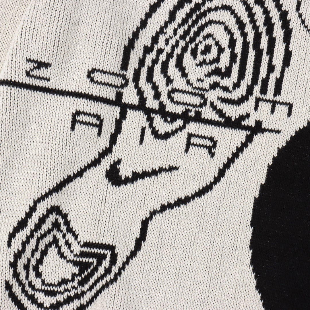 Stussy x Nike  SS23 Logo graphic print knitted sweater
