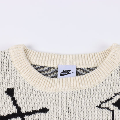 Stussy x Nike  SS23 Logo graphic print knitted sweater