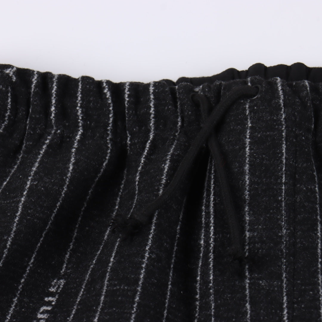 Stussy x Nike SS23 wool striped straight long casual pants