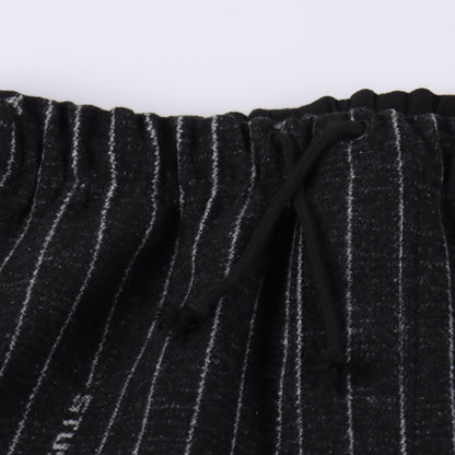 Stussy x Nike SS23 wool striped straight long casual pants