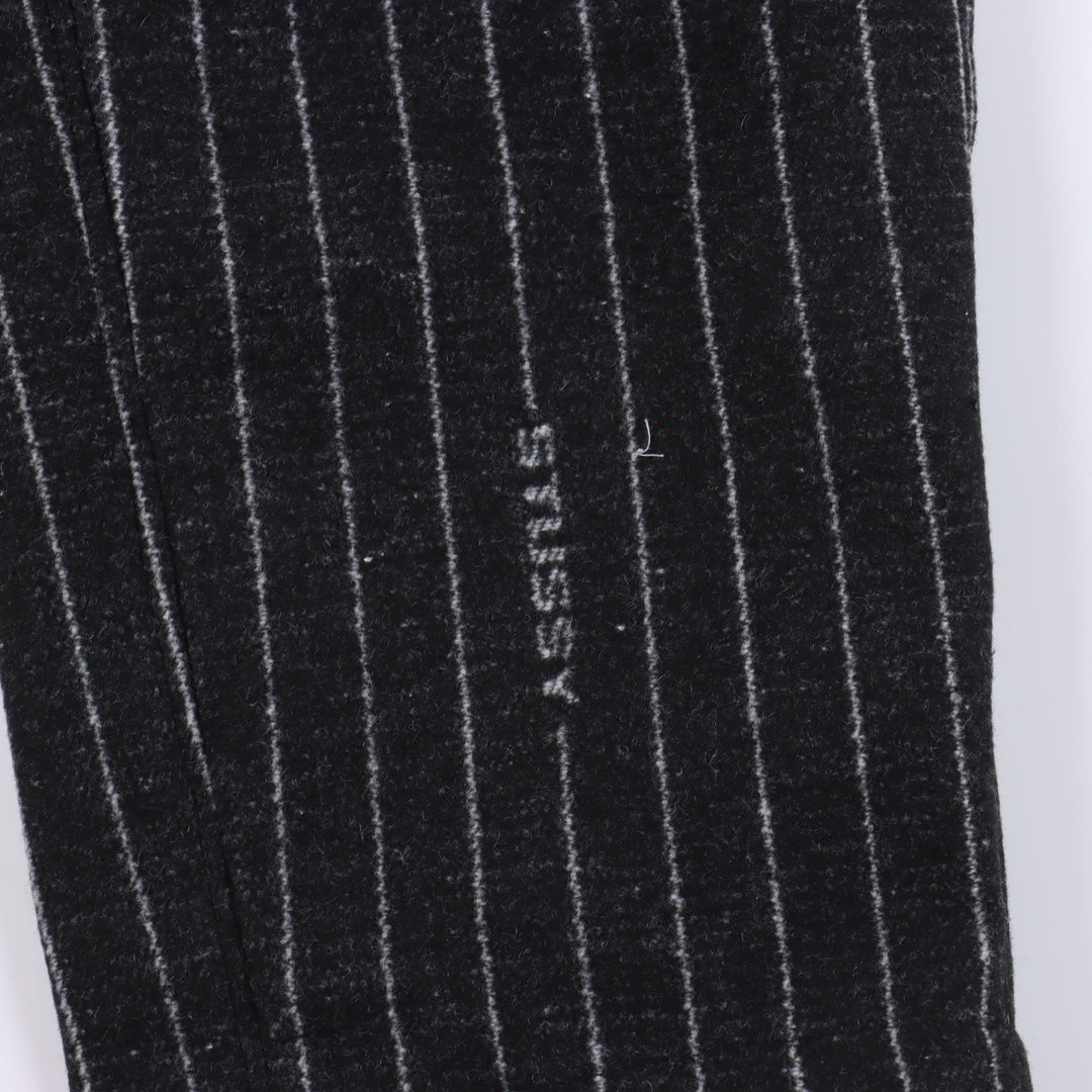 Stussy x Nike SS23 wool striped straight long casual pants