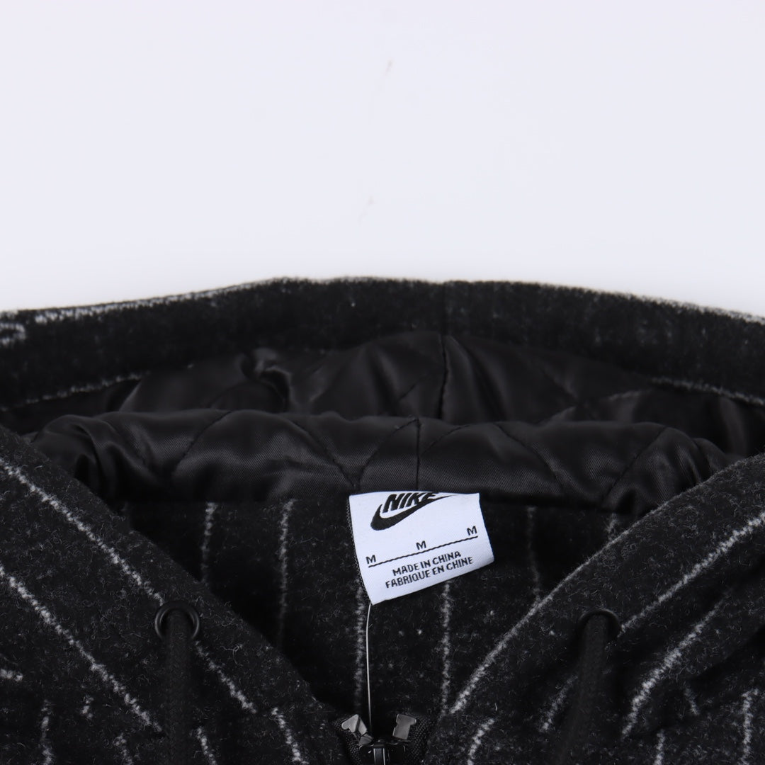 Stussy x Nike SS23 wool striped hooded sweatshirt