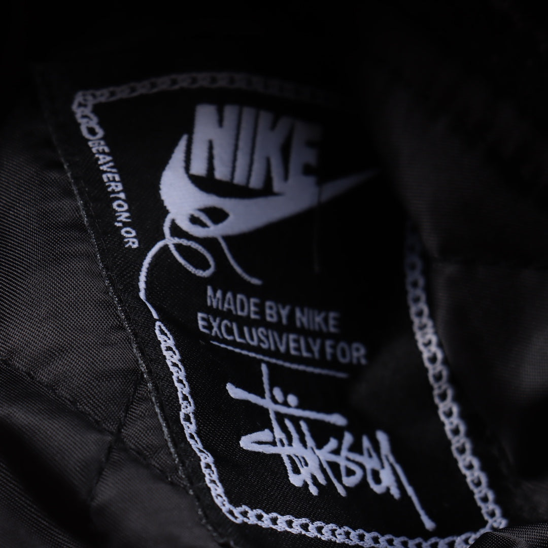 Stussy x Nike SS23 wool striped hooded sweatshirt
