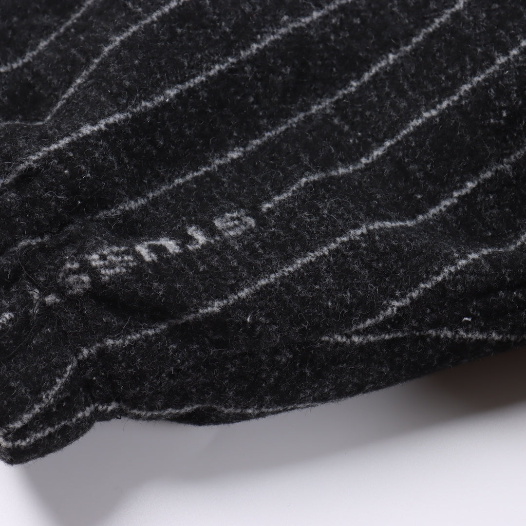 Stussy x Nike SS23 wool striped hooded sweatshirt