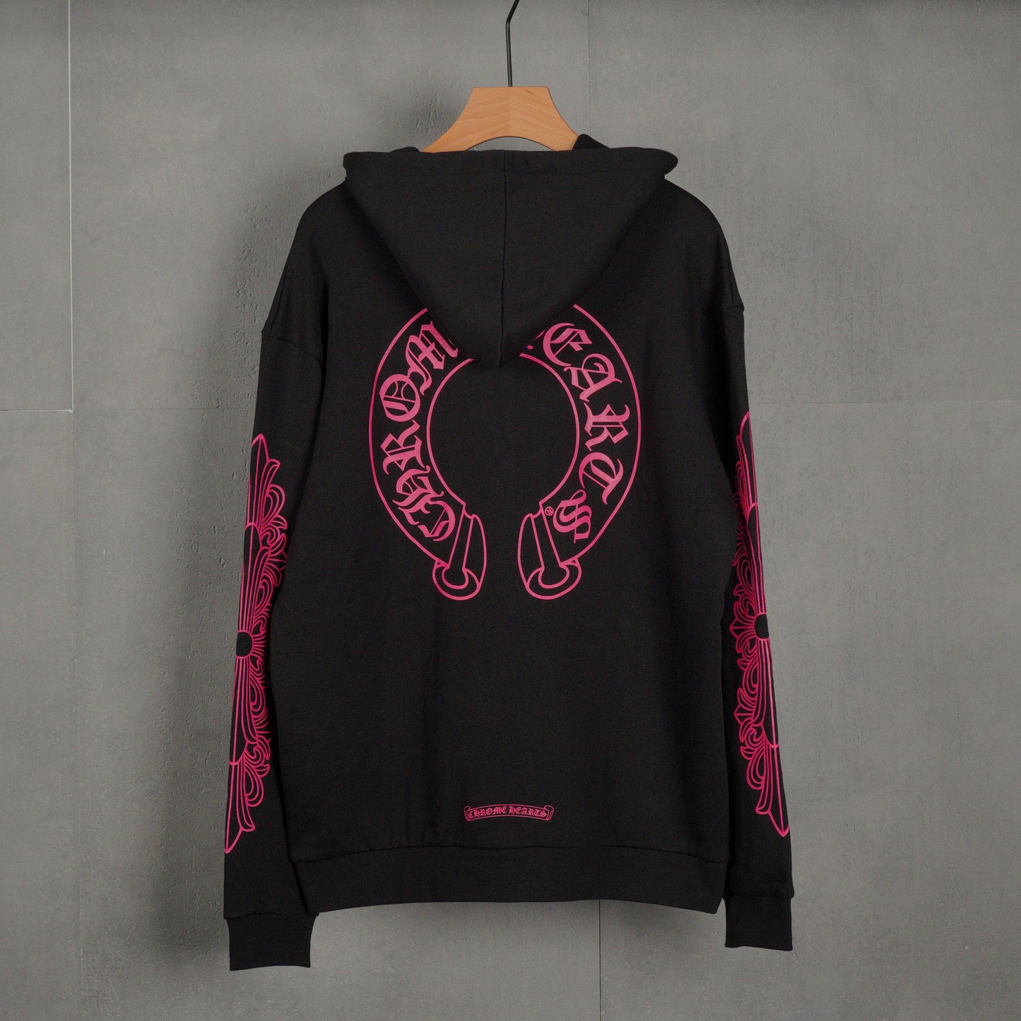 Chrome Hearts Pink Horseshoe Zip Up