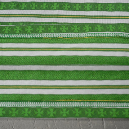 CHROME HEARTS Striped Logo T-shirt Green