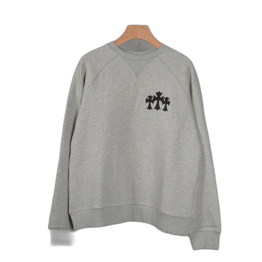 Chrome Hearts 711 Cemetery Cross Nylon Crew Neck Sweatshirt