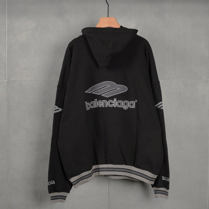 Balenciaga Men's 3b Football Polo Hoodie
