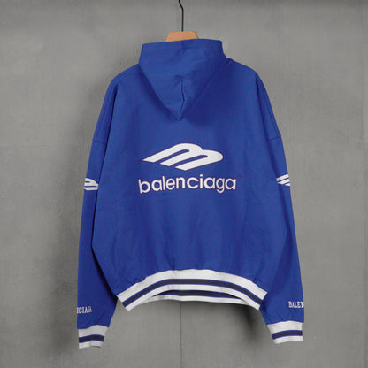 Balenciaga Men's 3b Football Polo Hoodie