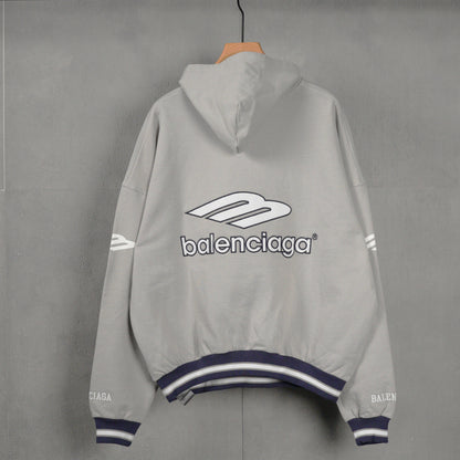 Balenciaga Men's 3b Football Polo Hoodie