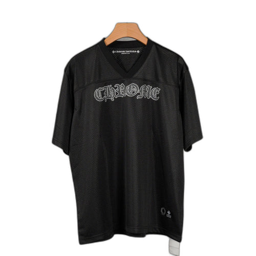 Chrome Hearts Mesh Stadium Football Jersey Black